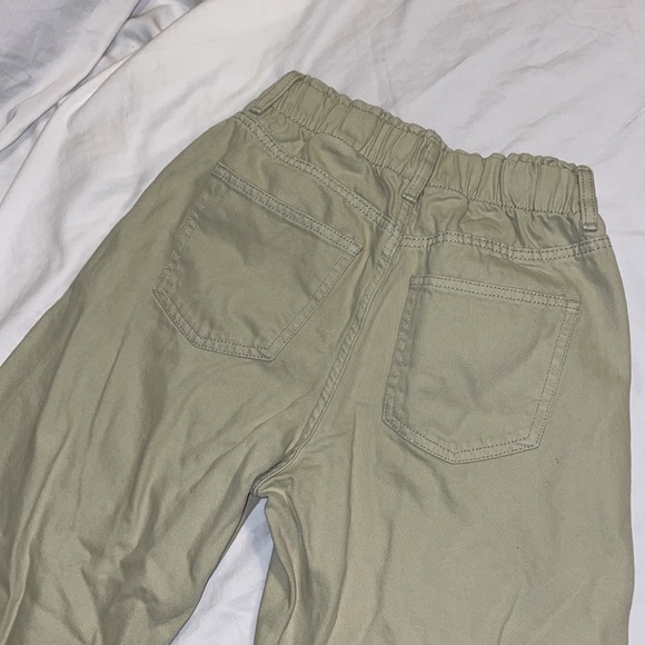 NWT H&M Paperbag/Mom Jean Cotton Pants - Picture 4 of 5